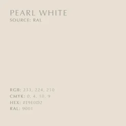 Pantalla de lámpara Aluvia pearl, 40 cm