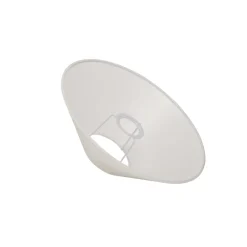 Pantalla de lámpara Basic flat Ø30 cm, White