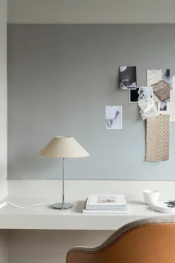 Pantalla de lámpara Basic flat Ø30 cm, Natural