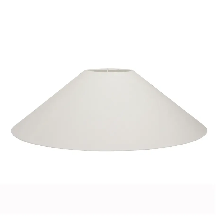 Pantalla de lámpara Basic flat Ø42 cm, White