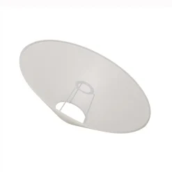 Pantalla de lámpara Basic flat Ø42 cm, White