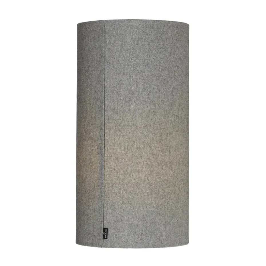 Pantalla de lámpara Bender lana Ø27 cm, gris