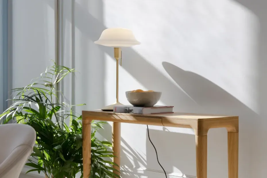 Pantalla de lámpara Butler Ø30 cm, blanco