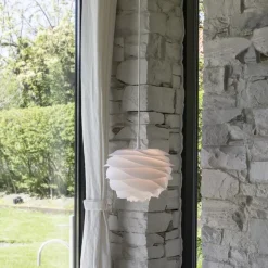 Pantalla de lámpara Carmina mini Ø32 cm, blanco