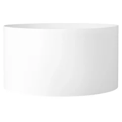 Pantalla de lámpara Cobra, blanco, mediana, Ø 42 cm