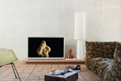 Pantalla de lámpara Cylinder Ø33 cm, Natural linen