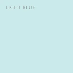 Pantalla de lámpara Eos azul claro, Medium ø45 cm