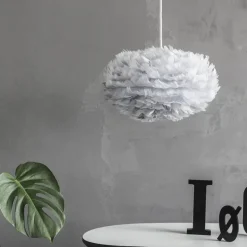 Pantalla de lámpara Eos gris claro, mini Ø 35 cm