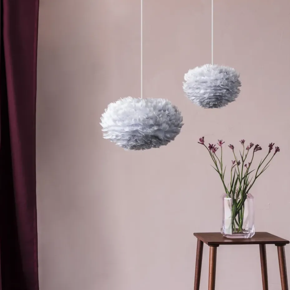 Pantalla de lámpara Eos gris claro, mini Ø 35 cm
