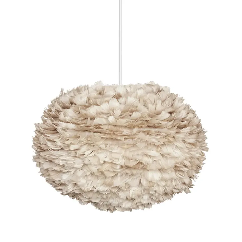 Pantalla de lámpara Eos marrón claro, Large Ø 65 cm