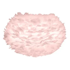Pantalla de lámpara Eos rosa claro, Ø 45 cm
