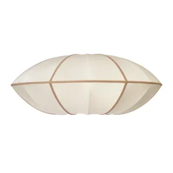 Pantalla de lámpara Indochina Classic UFO, Offwhite-amber