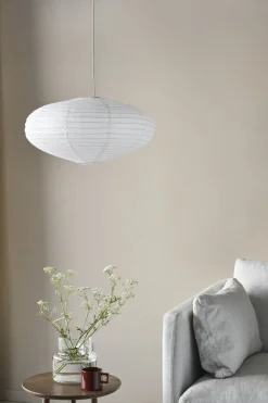 Pantalla de lámpara ovalada Lucent, Ø40 cm