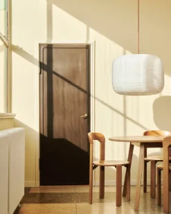 Pantalla de lámpara Paper Shade Donut, Classic white Ø60