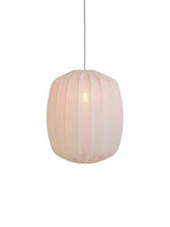 Pantalla de lámpara Prisma Ø25 cm linne, White