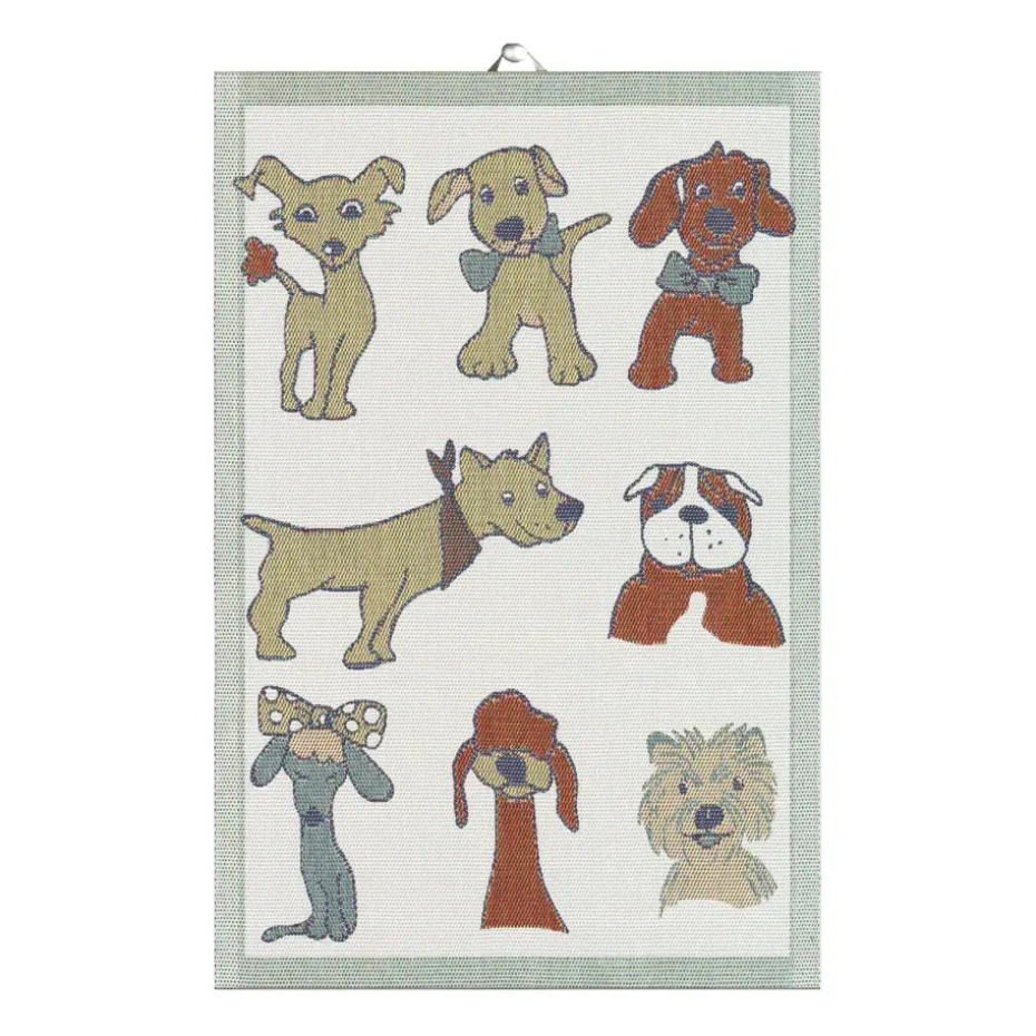 Paño de cocina Dogs, 40x60 cm