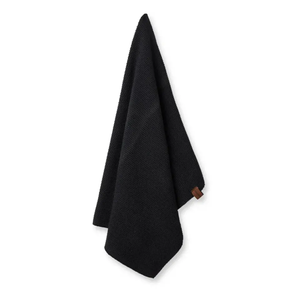 Paño de cocina Humdakin Knitted 45x70 cm, Coal