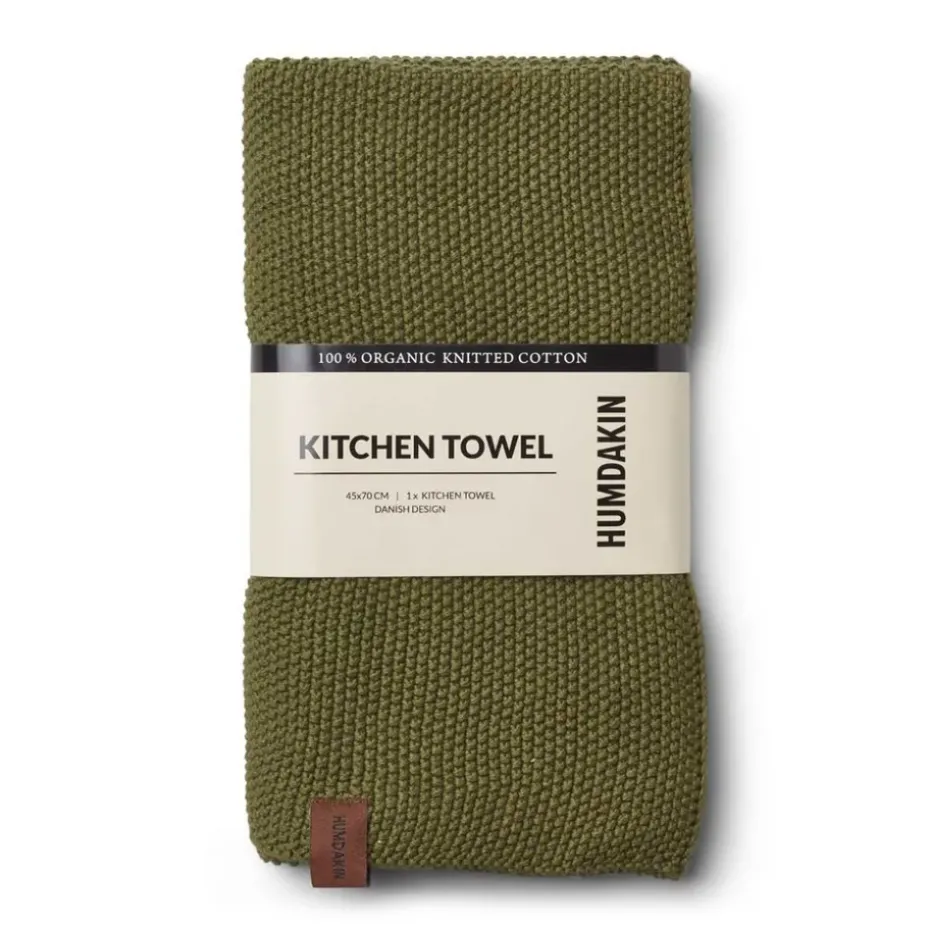 Paño de cocina Humdakin Knitted 45x70 cm, Fern