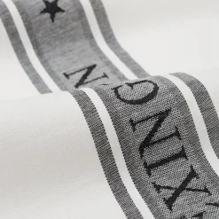Paño de cocina Icons Star 50x70 cm, White-black