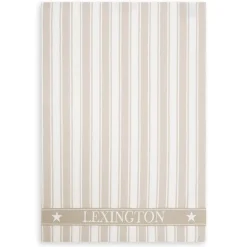 Paño de cocina Icons Waffle Striped 50x70 cm, Beige-white