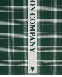 Paño de cocina Lexington de algodón ecológico 50x70 cm, Green-white