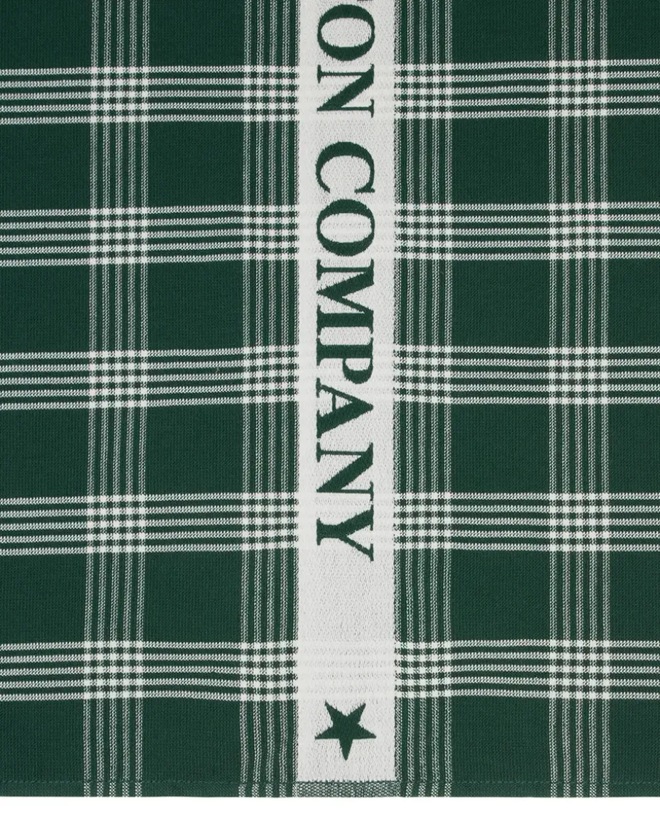 Paño de cocina Lexington de algodón ecológico 50x70 cm, Green-white