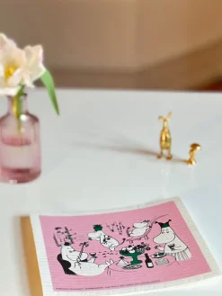 Paño de cocina Moomin 80, 17x20 cm, Rosa
