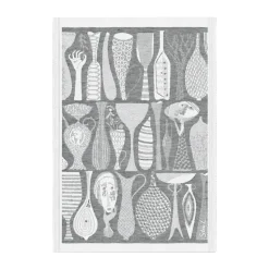Paño de cocina Pottery 35x50 cm, Negro