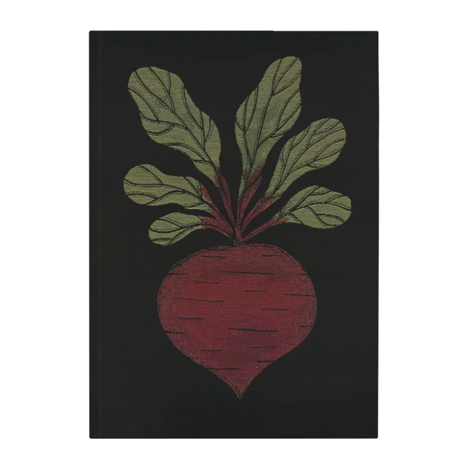 Paño de cocina Rödbeta 48x70 cm, Negro-rojo