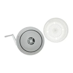 Pelador de patatas con manivela Nordwik, Blanco