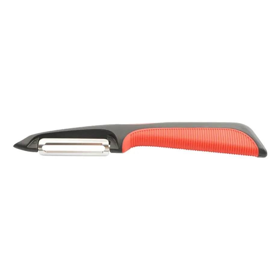Pelador de patatas Prim 18 cm, Gris-naranja