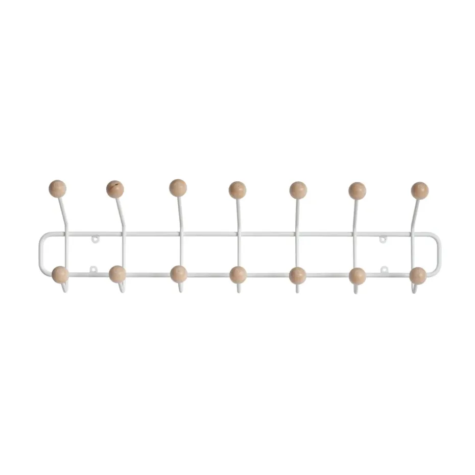 Perchero Bill Horizontal S, blanco