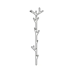 Perchero Branch, negro