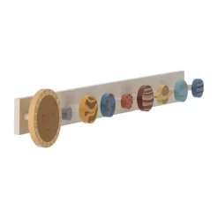 Perchero con ganchos Space 55 cm, Brown-multi