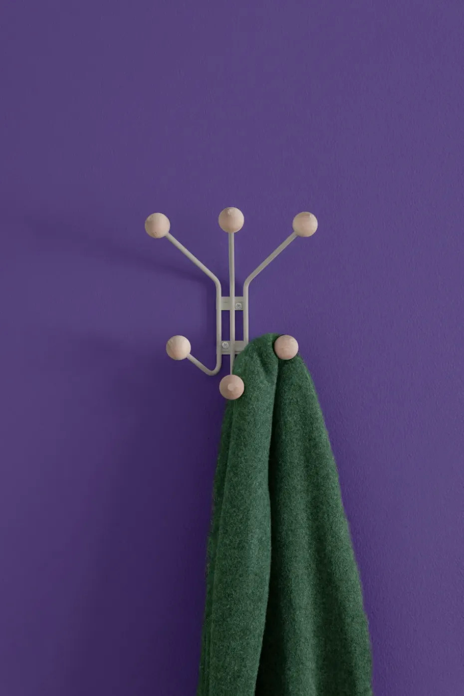 Perchero de pared Bill XS, Greige