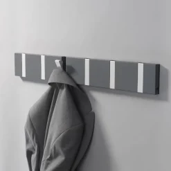 Perchero de pared Knax 80 cm, blanco-gris
