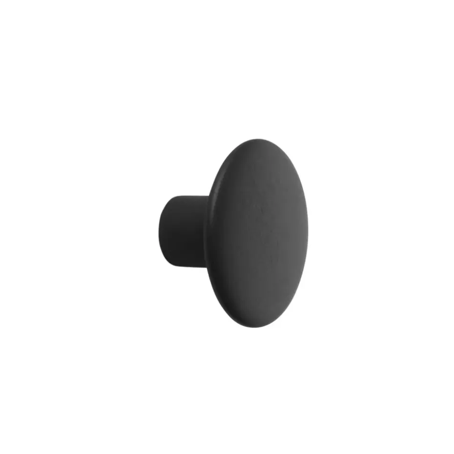 Perchero de pared The Dots, negro, pequeño