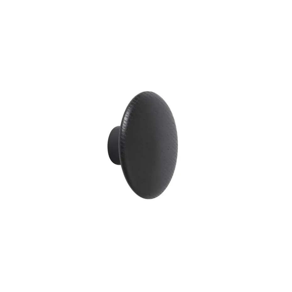 Perchero de pared The Dots, negro, extra pequeño