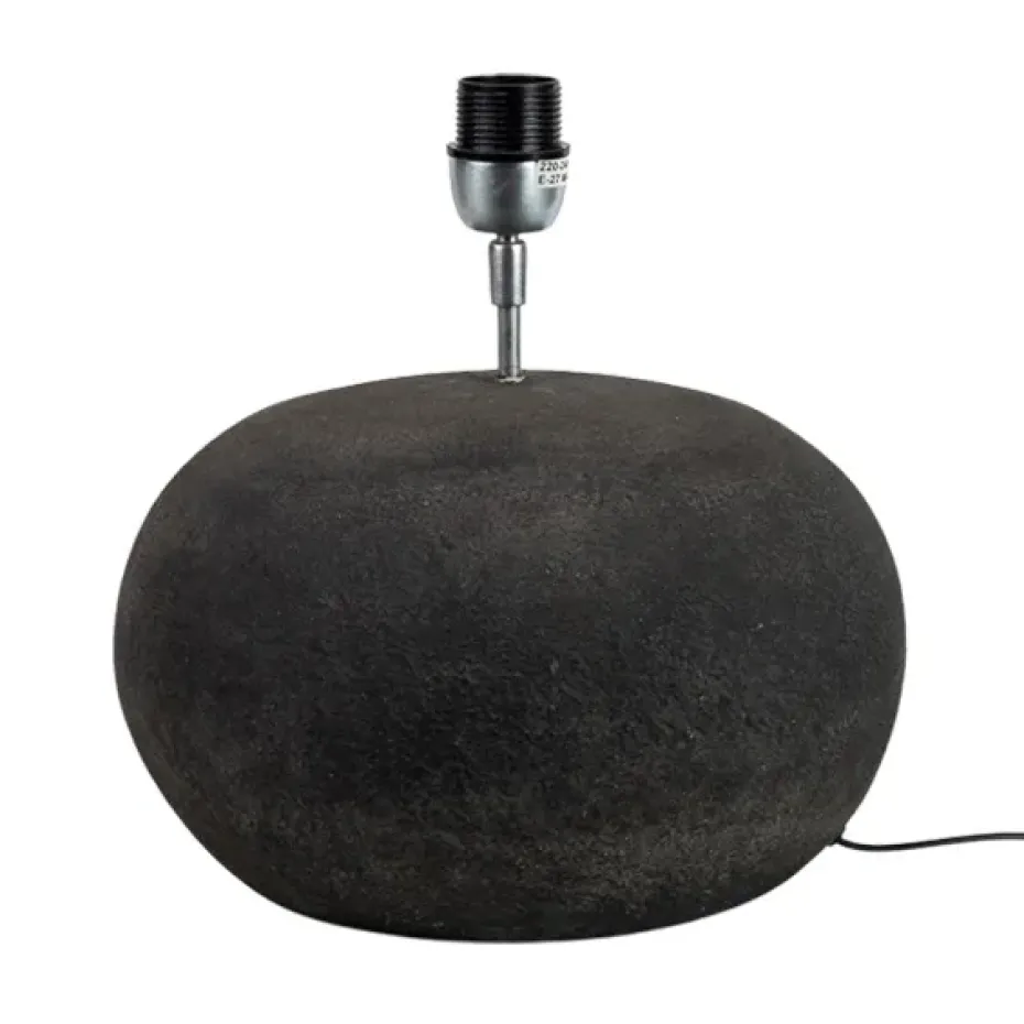 Pie de lámpara Bellac 30,5 cm, Gris oscuro