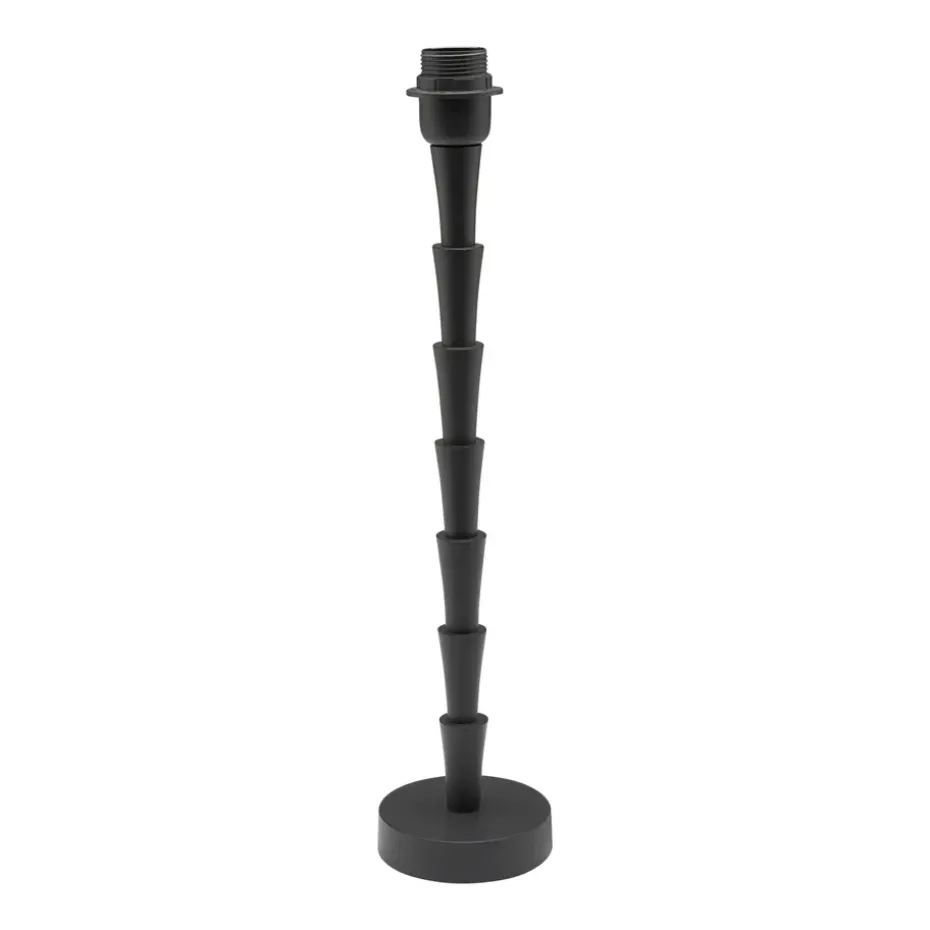 Pie de lámpara Chloe 48 cm, negro mate
