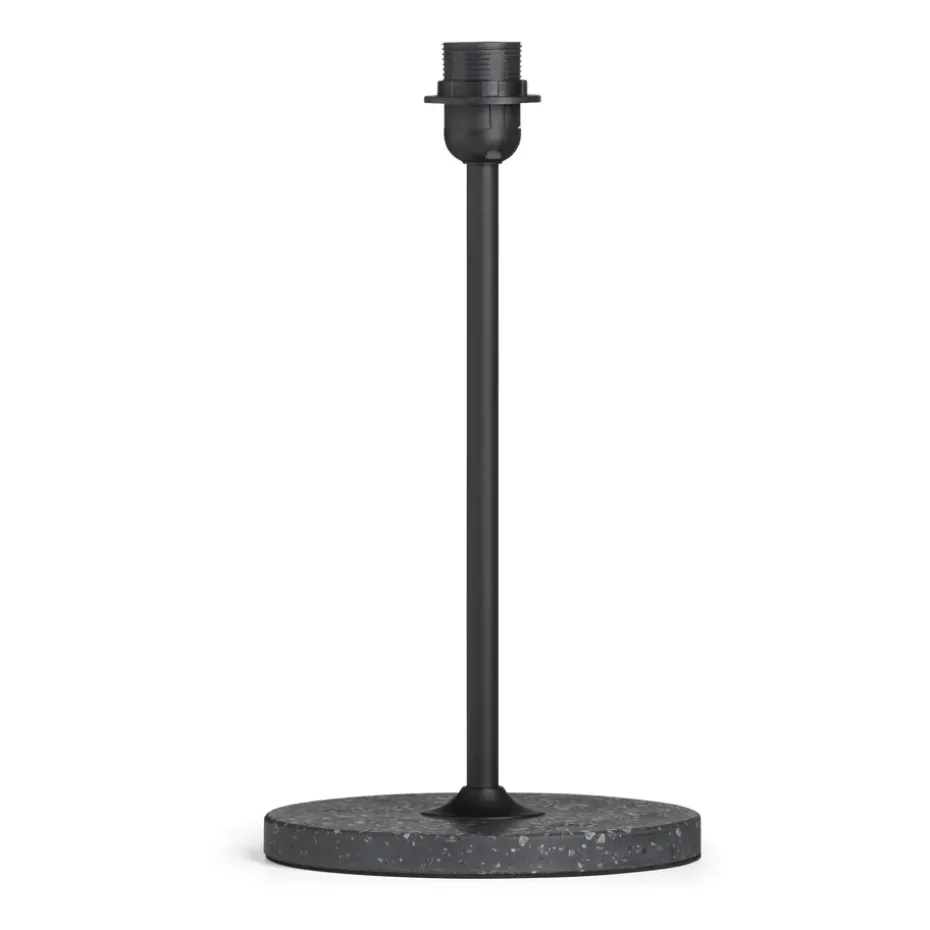 Pie de lámpara Common 39 cm, Soft black-black terrazzo