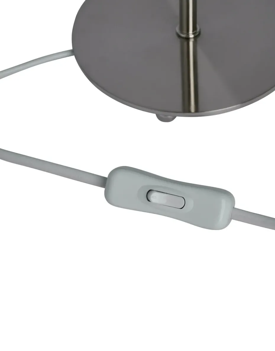 Pie de lámpara de mesa Line 45, Matt chrome