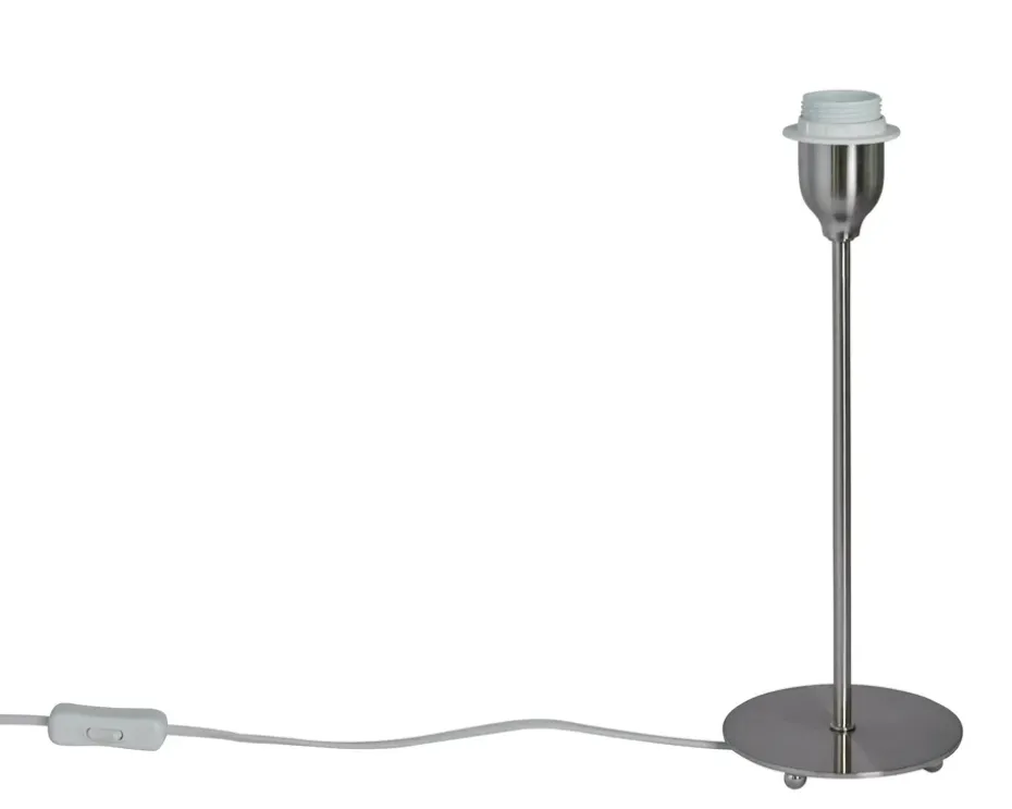 Pie de lámpara de mesa Line 35, Matt chrome