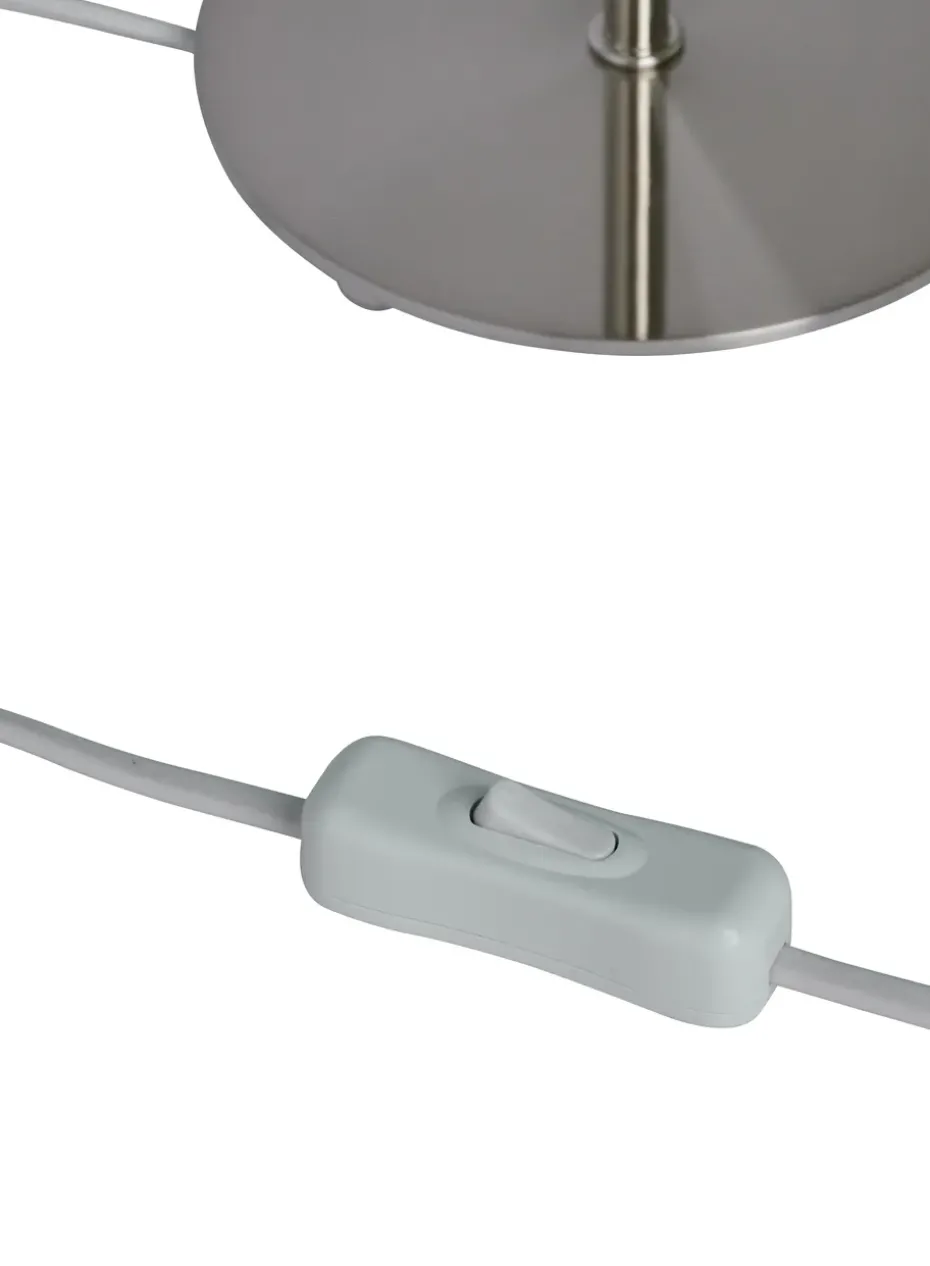 Pie de lámpara de mesa Line 35, Matt chrome