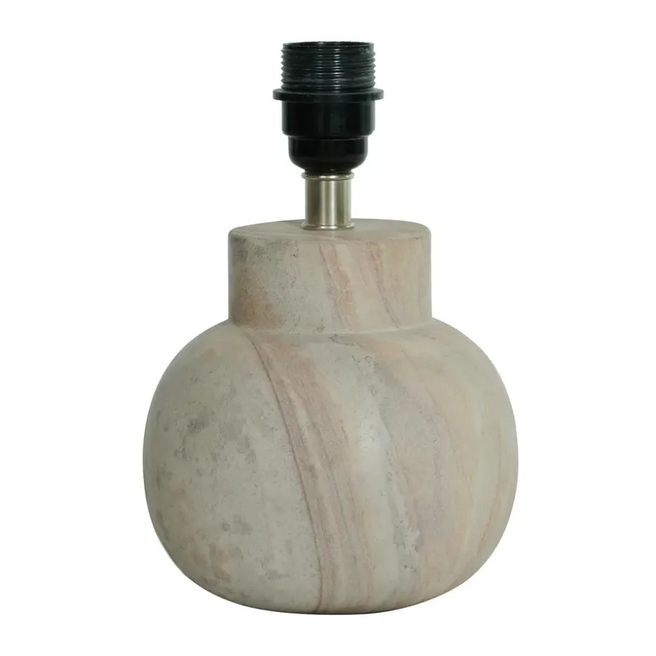 Pie de lámpara de mesa Pella, Sandstone