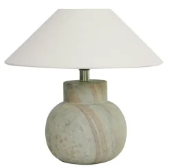 Pie de lámpara de mesa Pella, Sandstone