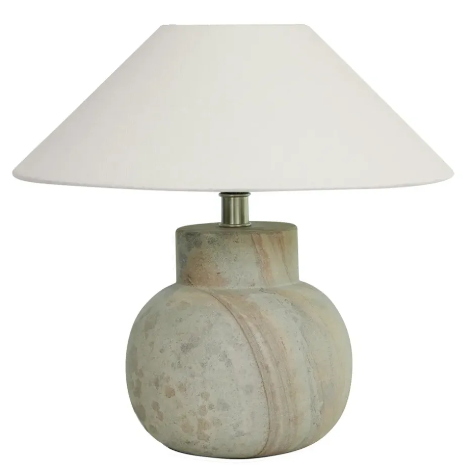Pie de lámpara de mesa Pella, Sandstone