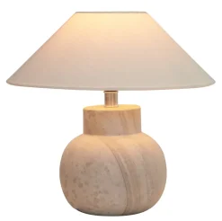Pie de lámpara de mesa Pella, Sandstone
