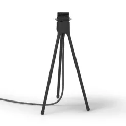 Pie de lámpara de mesa Tripod, negro