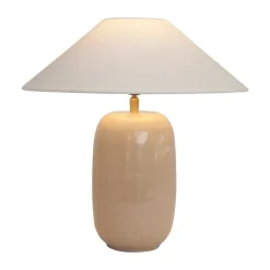 Pie de lámpara Emily Ø12x28,5 cm, Beige